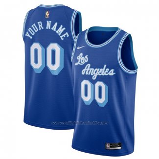 Maillot Los Angeles Lakers Personnalise Hardwood Classics 2020-21 Bleu