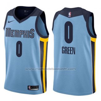 Maillot Memphis Grizzlies Jamychal Green #0 Statement 2017-18 Bleu