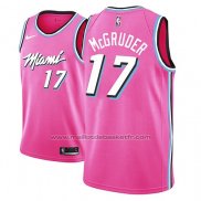 Maillot Miami Heat Rodney Mcgruder #17 Earned 2018-19 Rosa