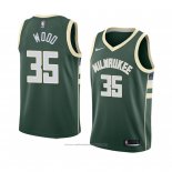 Maillot Milwaukee Bucks Christian Wood #35 Icon 2018 Vert