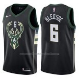 Maillot Milwaukee Bucks Eric Bledsoe #8 2017-18 Noir