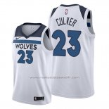 Maillot Minnesota Timberwolves Jarrett Culver #23 Association 2019-20 Blanc