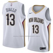 Maillot New Orleans Pelicans Cheick Diallo #13 Association 2018 Blanc