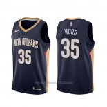 Maillot New Orleans Pelicans Christian Wood #35 Icon Bleu