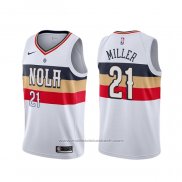 Maillot New Orleans Pelicans Darius Miller #21 Earned Blanc
