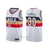 Maillot New Orleans Pelicans Julius Randle #30 Earned Blanc