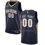 Maillot New Orleans Pelicans Personnalise 17-18 Noir