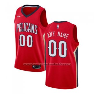 Maillot New Orleans Pelicans Personnalise 17-18 Rouge