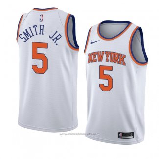 Maillot New York Knicks Dennis Smith Jr. #5 Statement 2018 Blanc