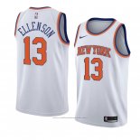 Maillot New York Knicks Knicks Henry Ellenson #13 Association 2018 Blanc