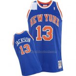 Maillot New York Knicks Mark Jackson #13 Retro Bleu