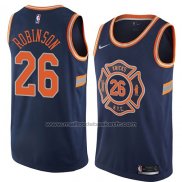 Maillot New York Knicks Mitchell Robinson #26 Ville 2018 Bleu