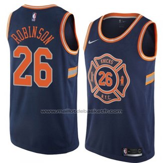 Maillot New York Knicks Mitchell Robinson #26 Ville 2018 Bleu