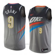 Maillot Oklahoma City Thunder Jerami Grant #9 Ville 2018 Gris