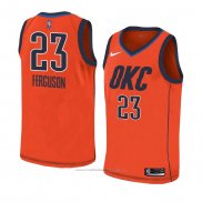 Maillot Oklahoma City Thunder Terrance Ferguson #23 Earned 2018-19 Orange