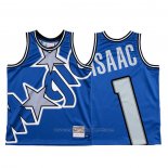 Maillot Orlando Magic Jonathan Isaac #1 Mitchell & Ness Big Face Bleu