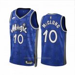 Maillot Orlando Magic Mac Mcclung #10 Classic 2023-24 Bleu