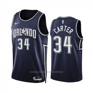 Maillot Orlando Magic Wendell Carter #34 Ville 2023-24 Bleu