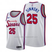 Maillot Philadelphia 76ers Ben Simmons #25 Classic 2019-20 Blanc