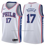 Maillot Philadelphia 76ers JJ Redick #17 Swingman Association 2017-18 Blanc