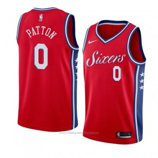 Maillot Philadelphia 76ers Justin Patton #0 Statement 2018 Rouge