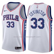 Maillot Philadelphia 76ers Robert Covington #33 Swingman Association 2017-18 Blanc