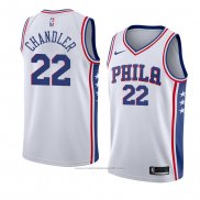 Maillot Philadelphia 76ers Wilson Chandler #22 Association 2018 Blanc