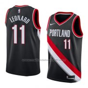 Maillot Portland Trail Blazers Meyers Leonard #11 Icon 2018 Noir