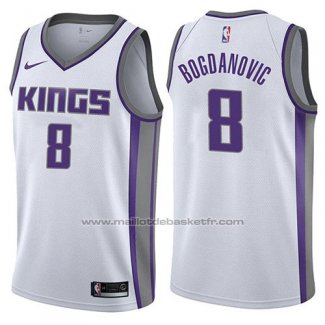 Maillot Sacramento Kings Bogdan Bogdanovic #8 Association 2017-18 Blanc