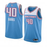 Maillot Sacramento Kings Harrison Barnes #40 Ville 2018-19 Bleu