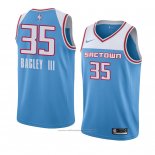 Maillot Sacramento Kings Marvin Bagley III #35 Ville 2018-19 Bleu