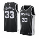 Maillot San Antonio Spurs Dante Cunningham #33 Icon 2018 Noir