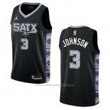 Maillot San Antonio Spurs Keldon Johnson #3 Statement 2022-23 Noir