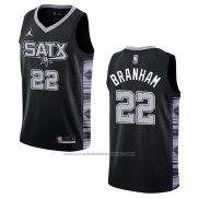 Maillot San Antonio Spurs Malaki Branham #22 Statement 2022-23 Noir