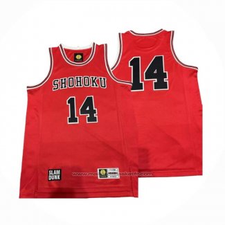 Maillot Shohoku Mitsui #14 Rouge