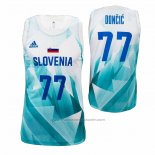 Maillot Slovenia Luka Doncic #77 Tokyo 2021 Blanc