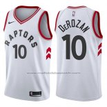 Maillot Toronto Raptors DeMar DeRozan #10 2017-18 Blanc