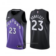 Maillot Toronto Raptors Fred VanVleet #23 Earned 2020-21 Noir Volet