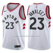 Maillot Toronto Raptors Fred Vanvleet #23 Association 2017-18 Blanc