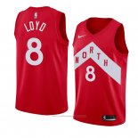 Maillot Toronto Raptors Jordan Loyd #8 Earned 2018-19 Rouge