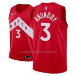 Maillot Toronto Raptors Og Anunoby #3 Earned 2018-19 Rouge