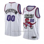 Maillot Toronto Raptors Personnalise Classic Edition 2019-20 Blanc