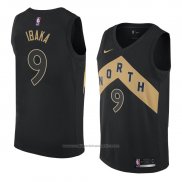 Maillot Toronto Raptors Serge Ibaka #9 Ville 2018 Noir