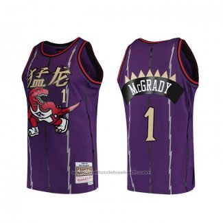 Maillot Toronto Raptors Tracy Mcgrady #1 Mitchell & Ness 1998-99 Volet