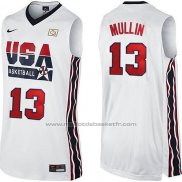 Maillot USA 1992 Chris Mullin #13 Blanc