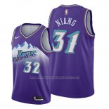 Maillot Utah Jazz Georges Niang #31 Hardwood Classics 2019-20 Volet