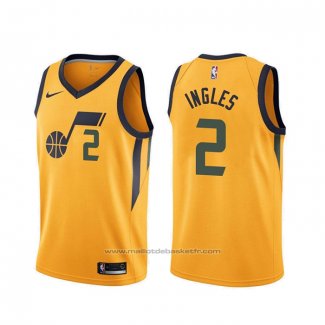 Maillot Utah Jazz Joe Ingles #2 Statement Jaune