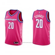 Maillot Washington Wizards Jordan Schakel #20 Ville 2022-23 Rosa