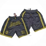 Short Los Angeles Lakers Mamba Noir2