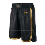 Short Los Angeles Lakers Ville 2017-18 Noir